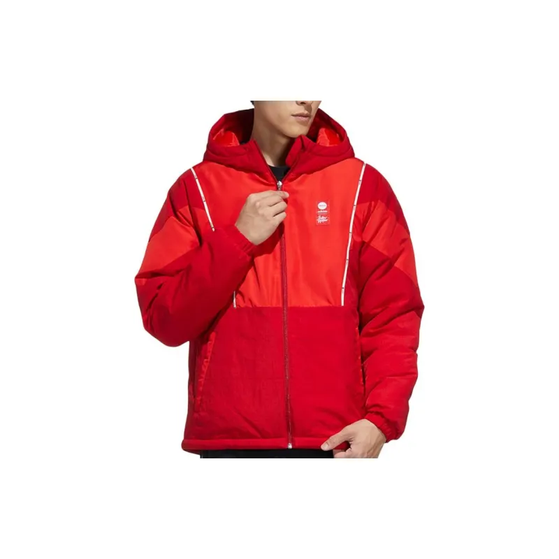 Adidas Neo Puffer Jacket Men's Energy Red-1