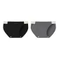 B Set-Soft Cotton Split-Black+Gray Blue (2 Pack)