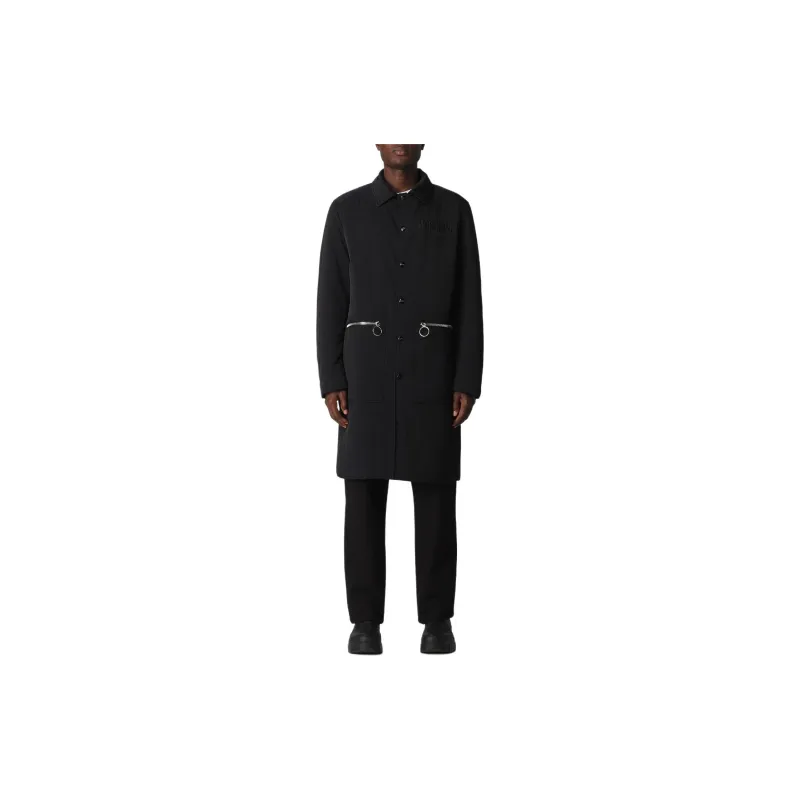 MOSCHINO Zip Detailed Trench Coat-1