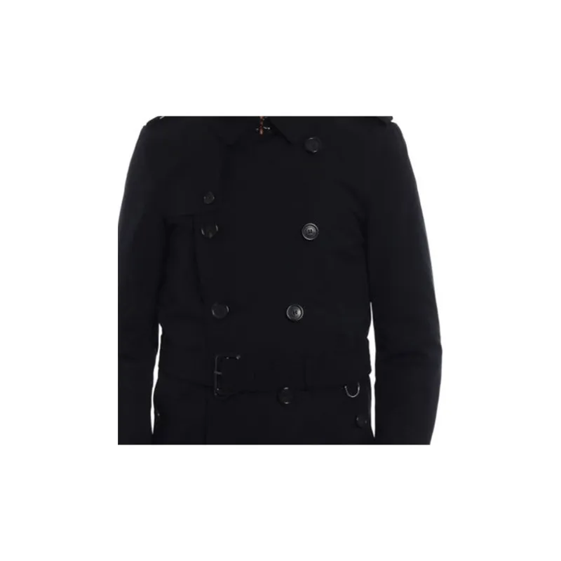 Burberry Trench Coat Men's Black-6
