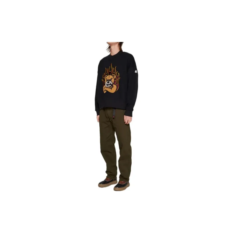 Palm Angels X MONCLER GENIUS MONCLER GENIUS X PALM ANGEL Sweatshirts Men Black-3