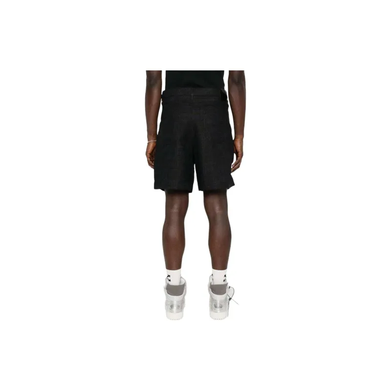 OFF WHITE High Rise Wide Leg Shorts-3