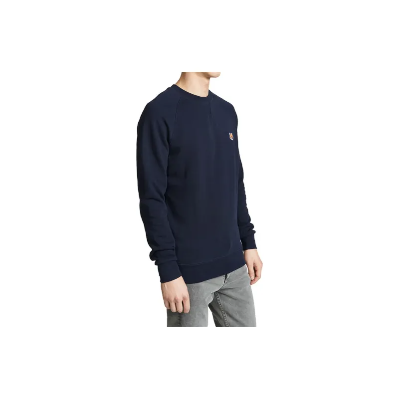 Maison Kitsune Sweatshirts Men Dark Blue-4