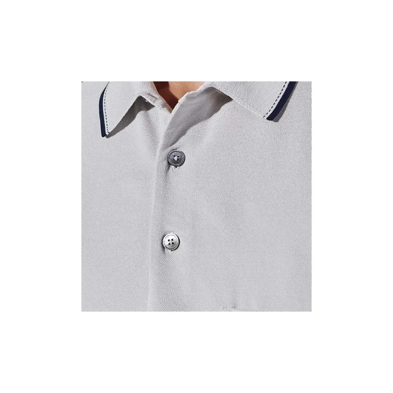HERMES SS24 Polo Shirt Men's Misty White-6