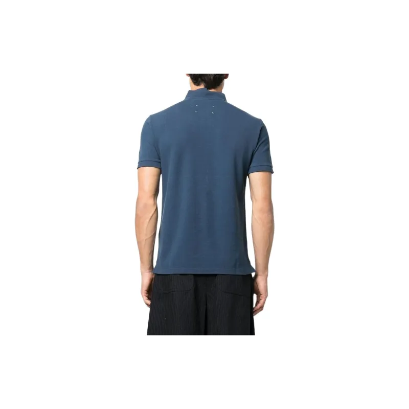 Maison Margiela Polo Shirts Men Blue-4