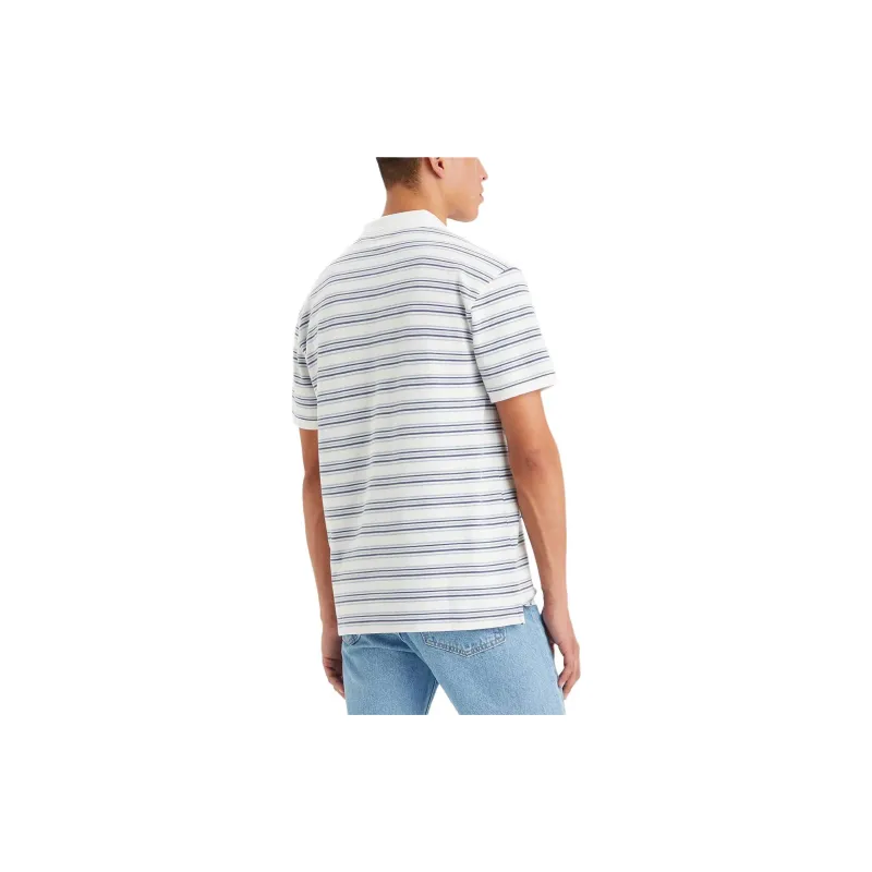 Levi’s Polo Shirt Men's Striped Bright White-2