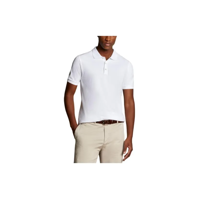 FAY Stretch Polo Shirt Polo Shirt Men's White-2