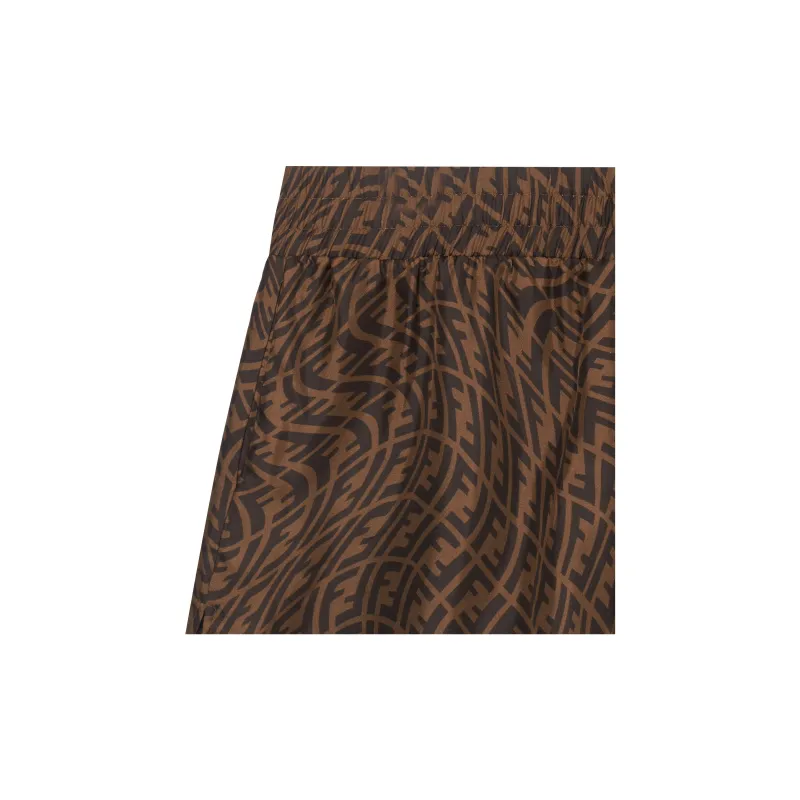 FENDI Silk Ff Vertigo Bermuda Shorts-3