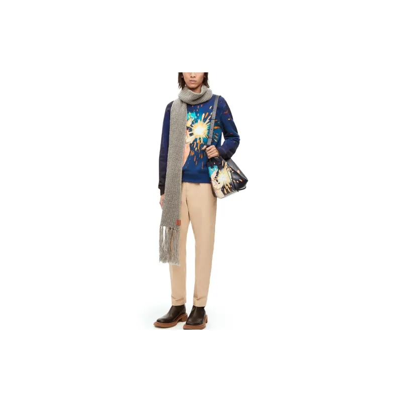 LOEWE LOEWE X Howl's Moving Castle SS23 Sweatshirt Unisex Oil Color-4