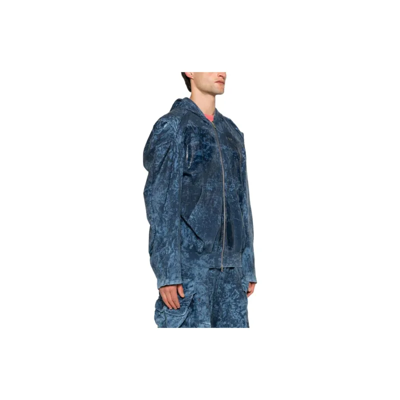 DIESEL S Mika Zip Zip up Hoodie-3