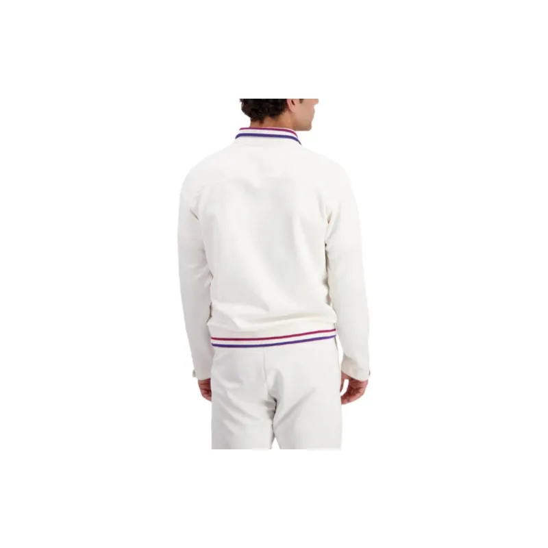 Le Coq Sportif Paris Olympic Games Series SS24 Veste De Podium Équipe De France Homme Jackets Coats Men's White-2