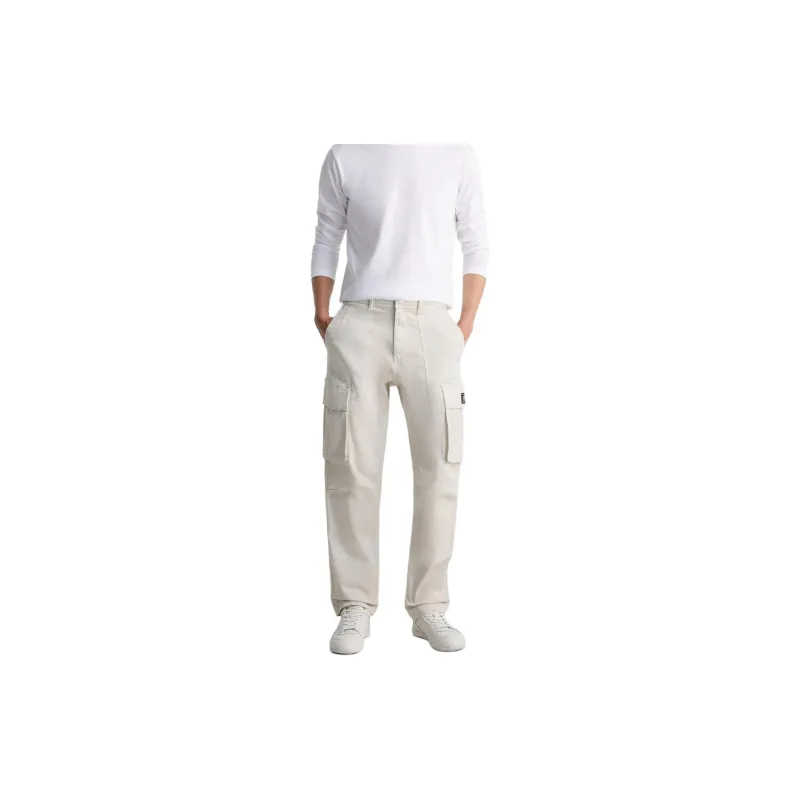 ZARA Cargo Pants Men's Gray White-2