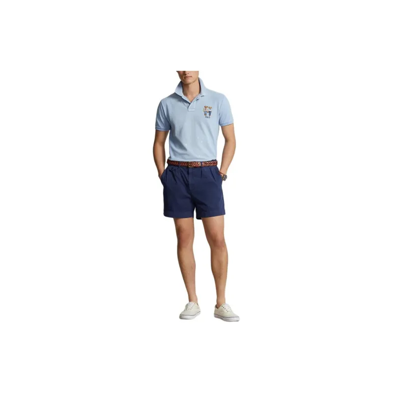 Polo Ralph Lauren SS24 Polo Shirt Men's Chambray Blue-2