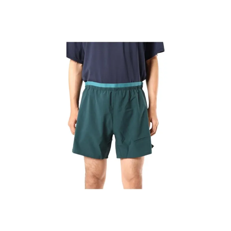 SALOMON CROSS 5'' Casual Shorts Men's Green-5