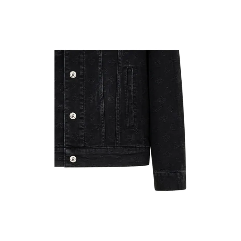 KARL LAGERFELD FW23 Denim Jacket Men's Black-6