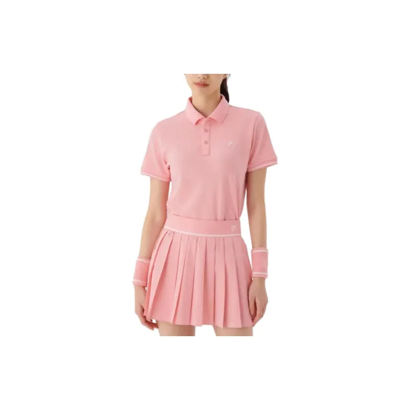 FILA Polo Shirts Unisex Pink-2