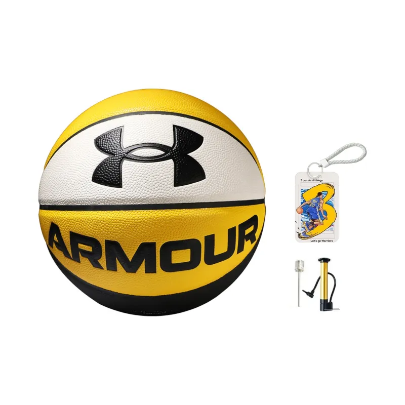 Under Armour Panda Series PU Basketball Yellow Size 7 Training Unisex-5