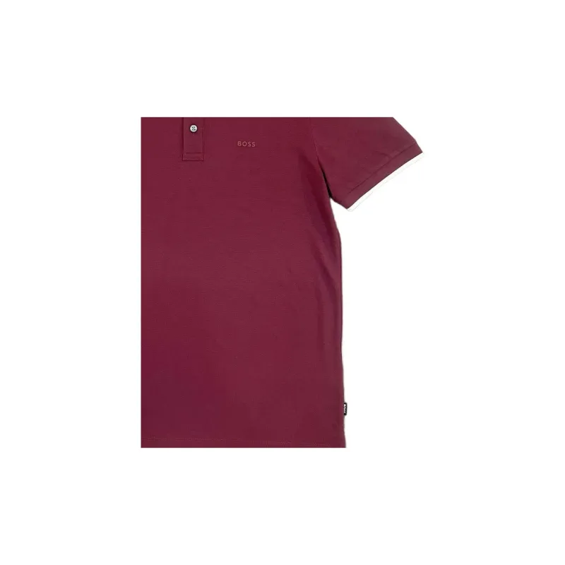 HUGO BOSS Polo Shirts Men Red-4