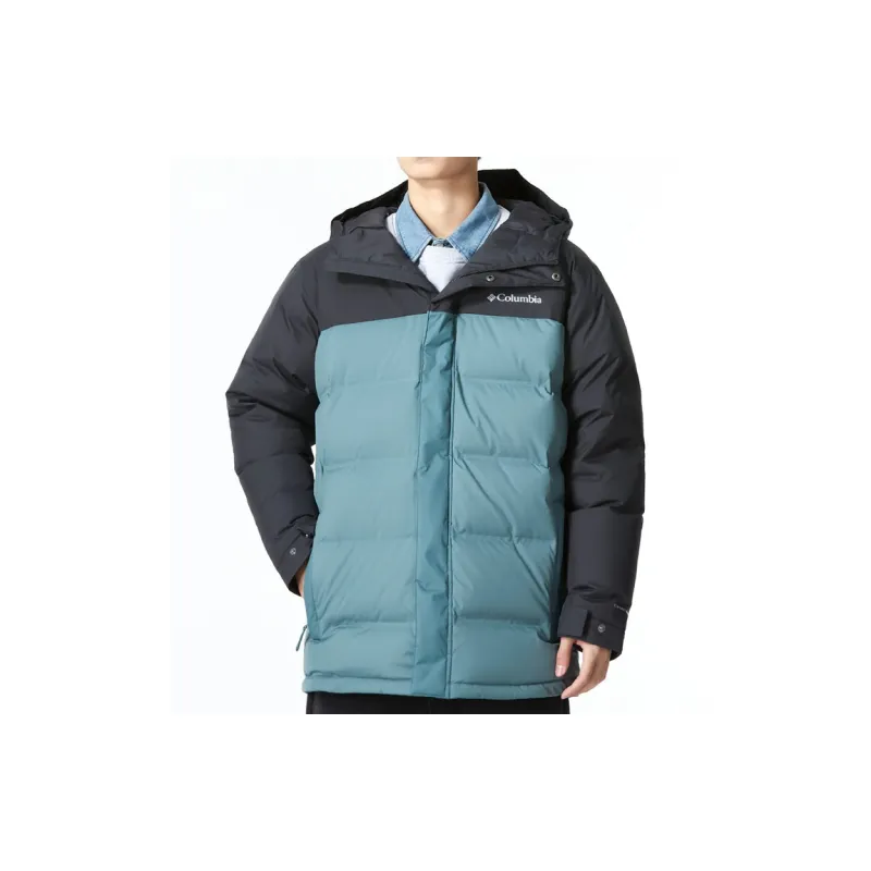 Columbia Down Jacket Men's Green-2