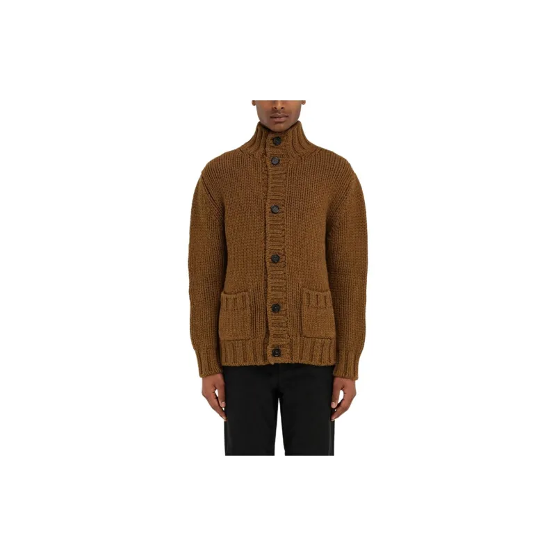 Ferragamo High-neck Cardigan-1