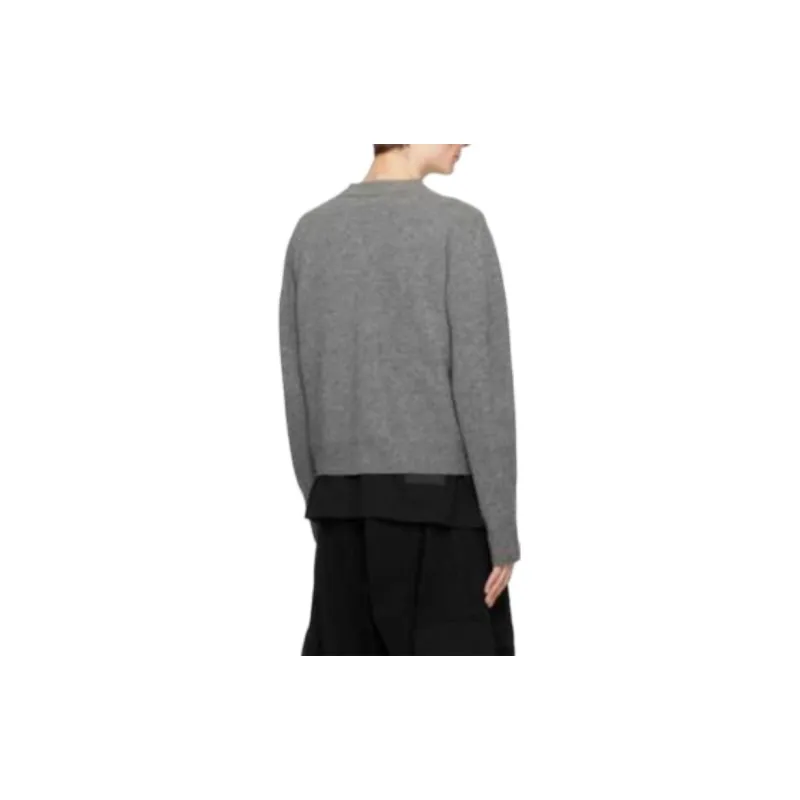 WE11DONE Logo-embroidered Knitted Cardigan-2