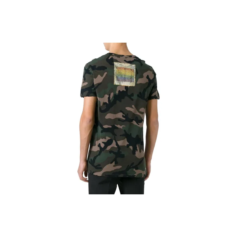 Valentino T-Shirts Men Camouflage-2