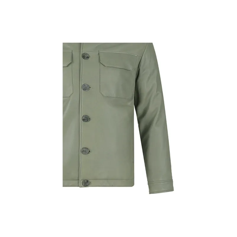 EMPORIO ARMANI Jackets Men Light Khaki Green-4
