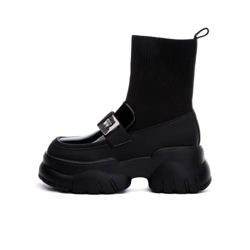 POOQ Ankle Boots Women's Black