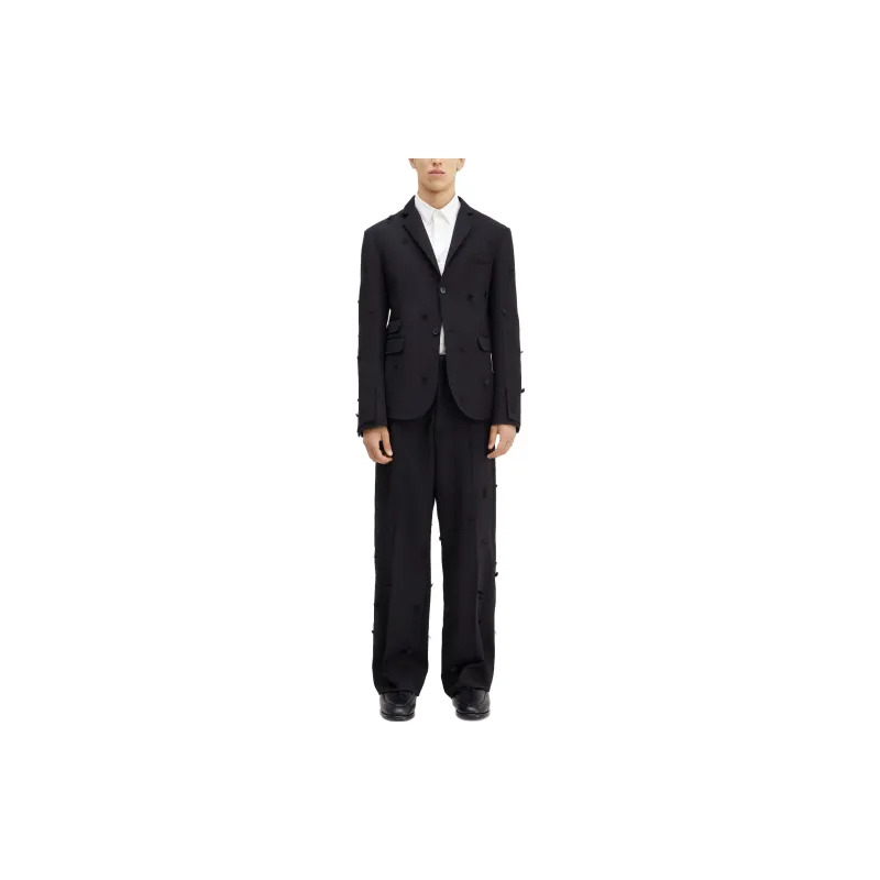 Jacquemus Le Pantalon Piccinni Brodé Suit Trouser Men's Black-1