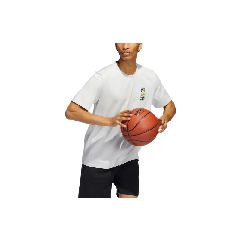 Adidas T Shirt Men's Light Gray-3