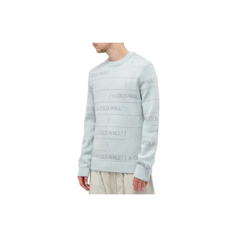 A COLD WALL* Chain Jacquard Crewneck Knit Jumper-4