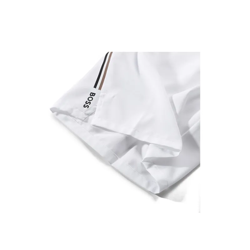 HUGO BOSS Side stripe Logo print Track Shorts-7