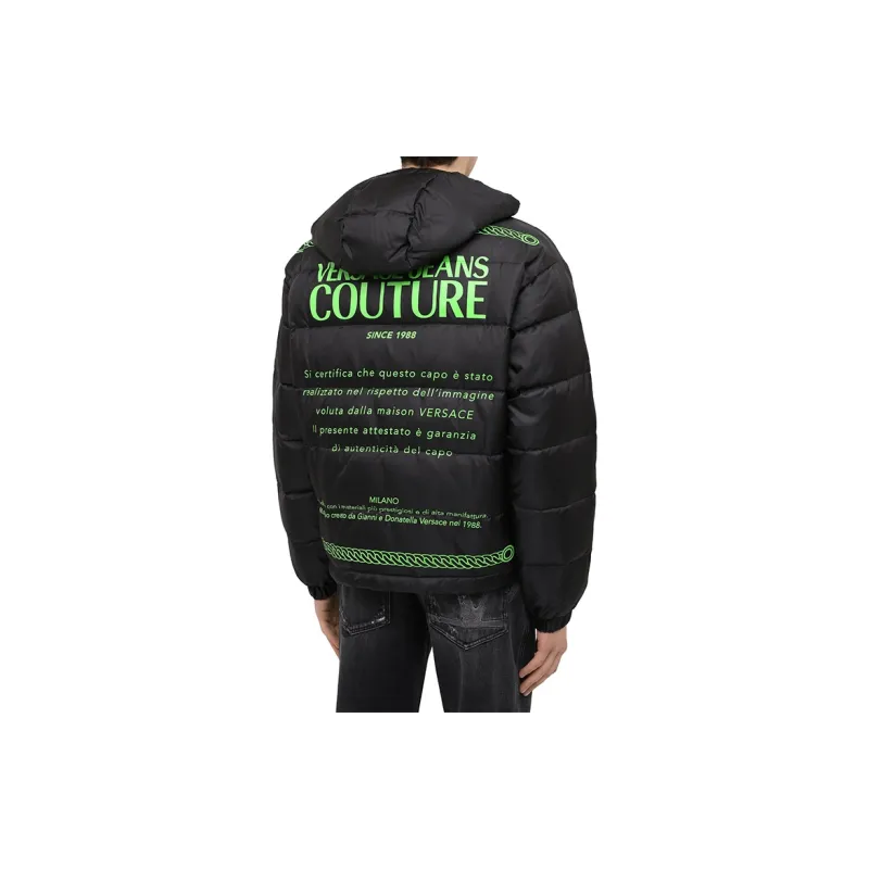 VERSACE JEANS COUTURE Down Jackets Men Black-5