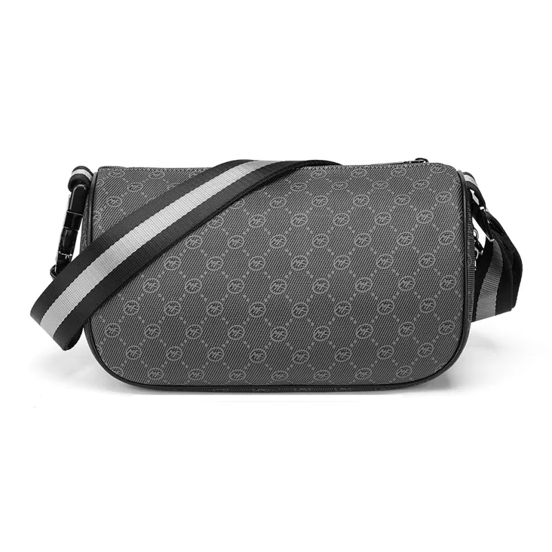 FAIRWHALE Synthetic Leather Shoulder Bag Regular Men's Black Shades Multicolor-2