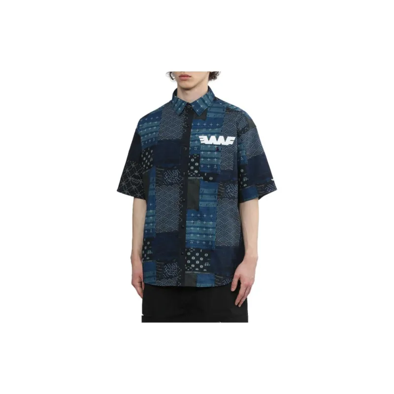 Fingercrox Shirt Men's Blue Black-2