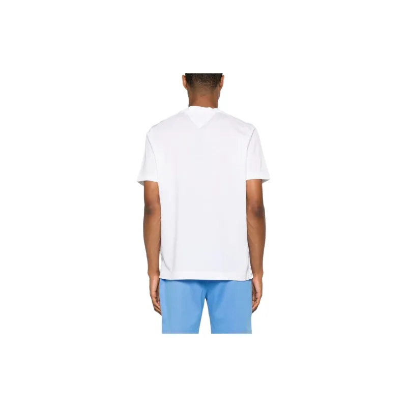 Tommy Hilfiger Logo embroidered Cotton T shirt-1