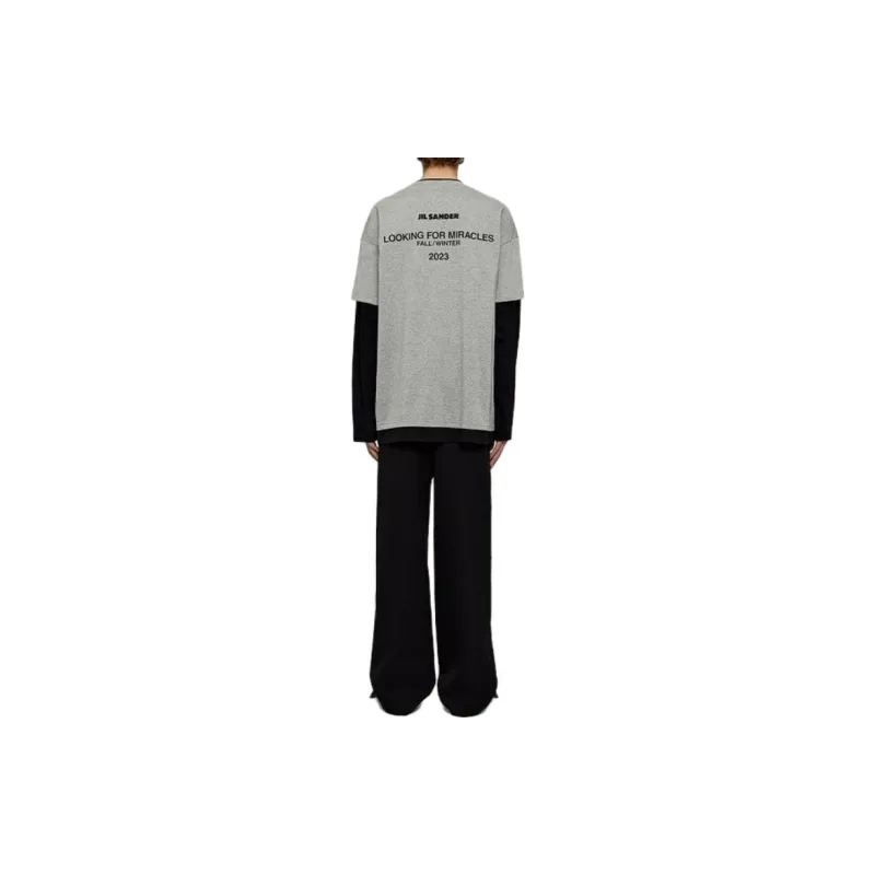 JIL SANDER T Shirts Men Gray-2