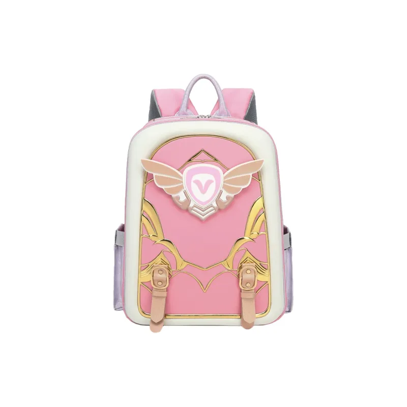 ! YOVELA 3D 3D Effect PP Soft Silicone Material Backpack Kids' Pink/Purple-1