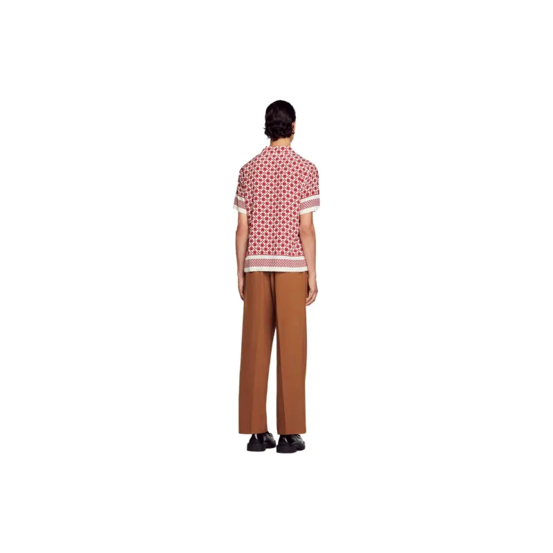 Sandro Shirts Men Fuchsia-2