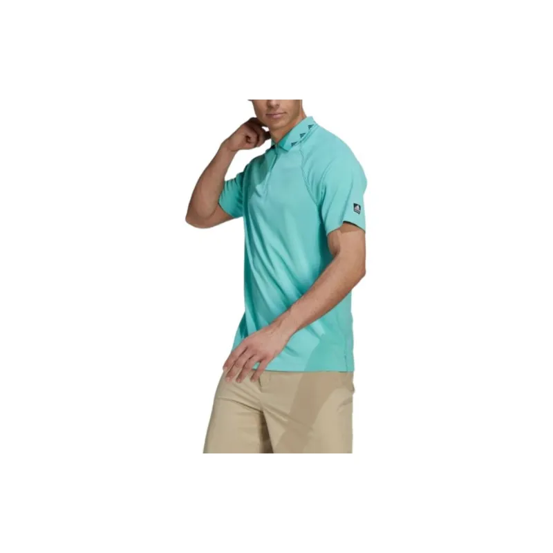 Adidas Polo Shirts Men Mint Green-3