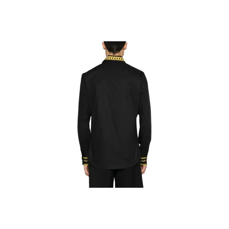VERSACE JEANS COUTURE Chain Couture Cotton Shirt-1
