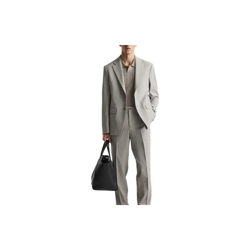 ZARA Business Suits Men Beige-2