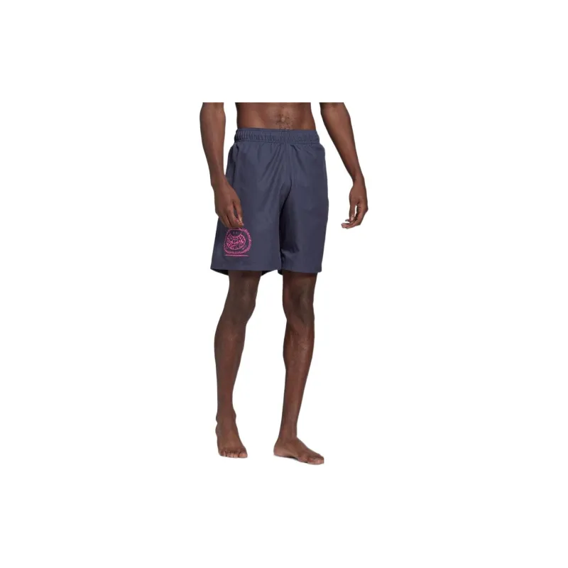 Adidas Casual Shorts Men Marine Blue-1