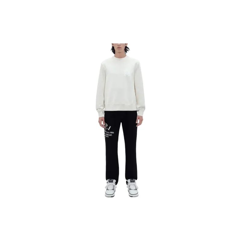 AMIRI Logo appliqué Straight leg Jeans-3