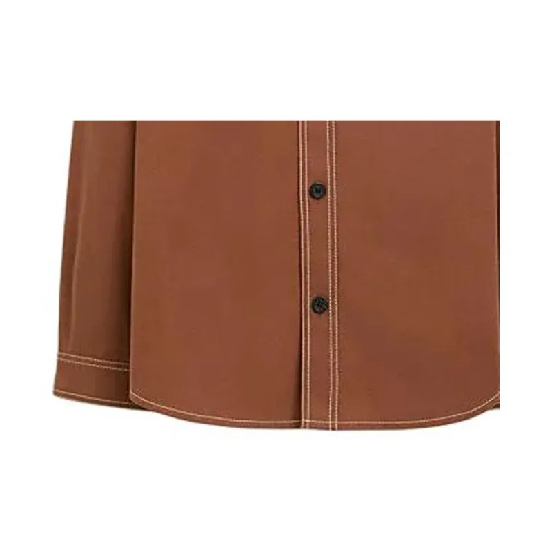COACH SS24 Shirt Men's Saddle Brown-4