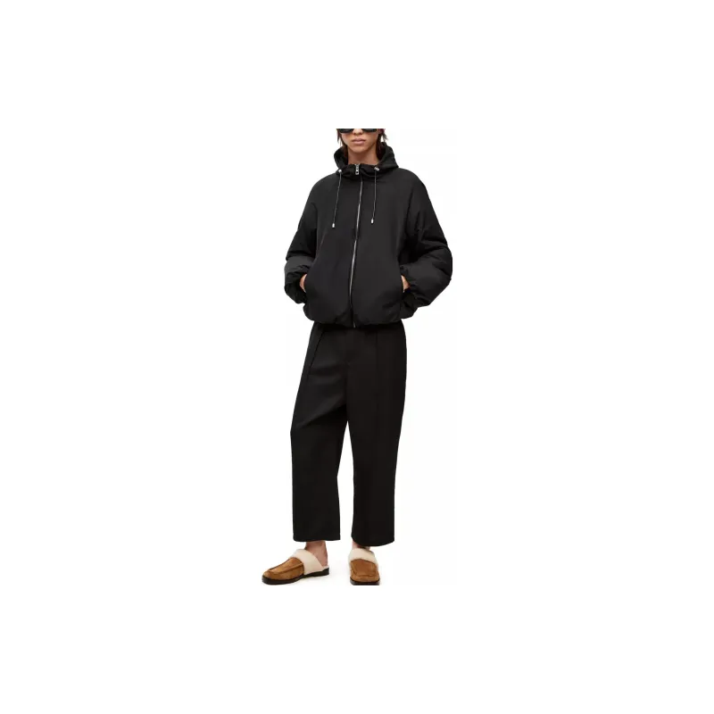 LOEWE Padded Hooded Bomber Jacket-3