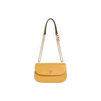 GUESS Artificial Leather Crossbody Bag Shoulder Bag Regular Women's Yellow