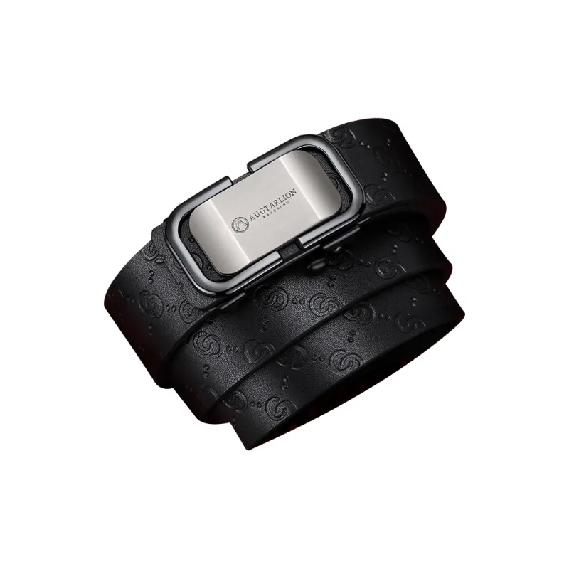 AUGTARLION Split Cow Leather Leather Belts Men's Width  3.5cm-5