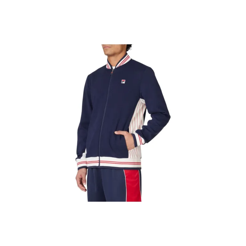 FILA Logo-patch Zipped Sweatshirt-1