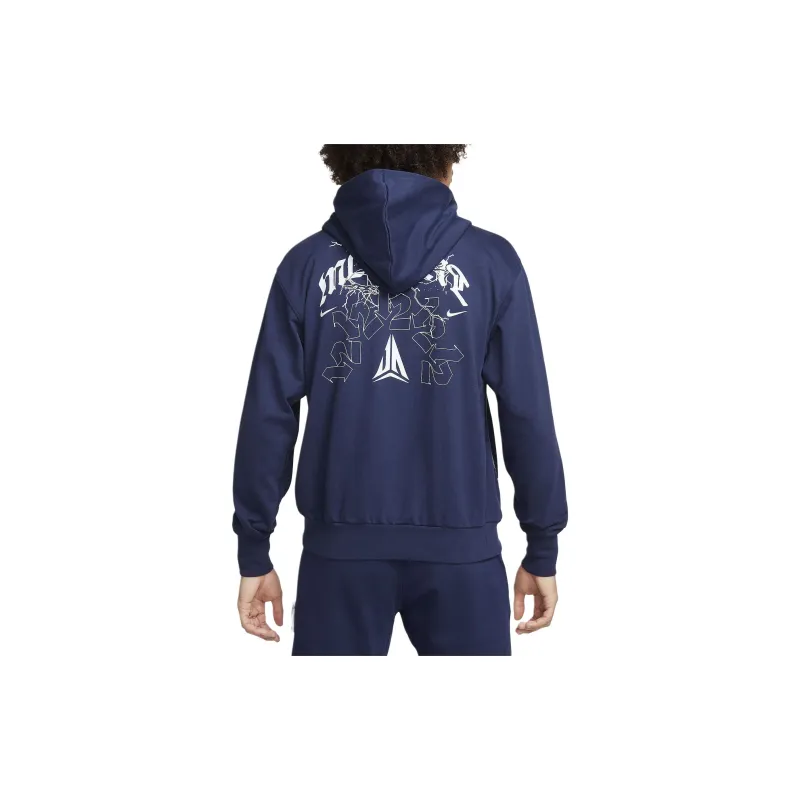 Nike Dri-Fit Pullover Basketball Hoodie Sweatshirt Men's Midnight Blue-2